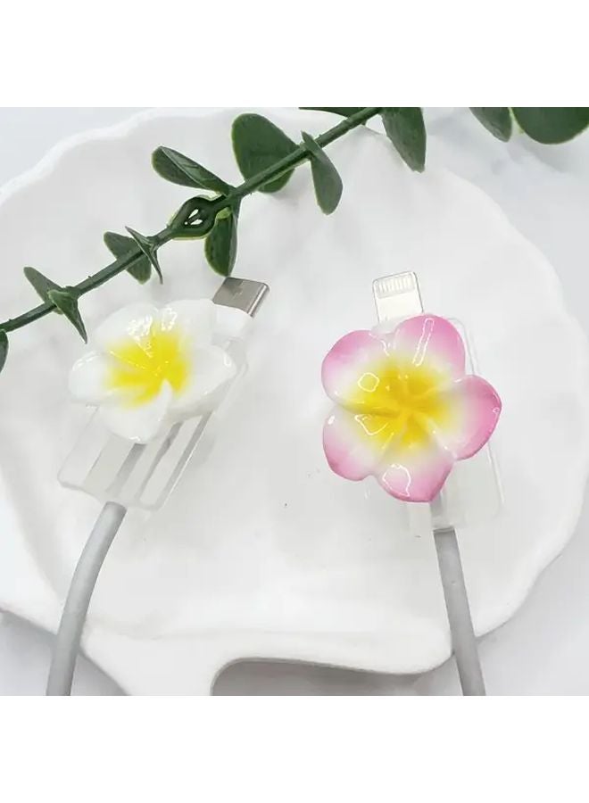 Green Resin Cable Protector For Type C Interface Anti Breakage Cord Bite Clip - Image 4